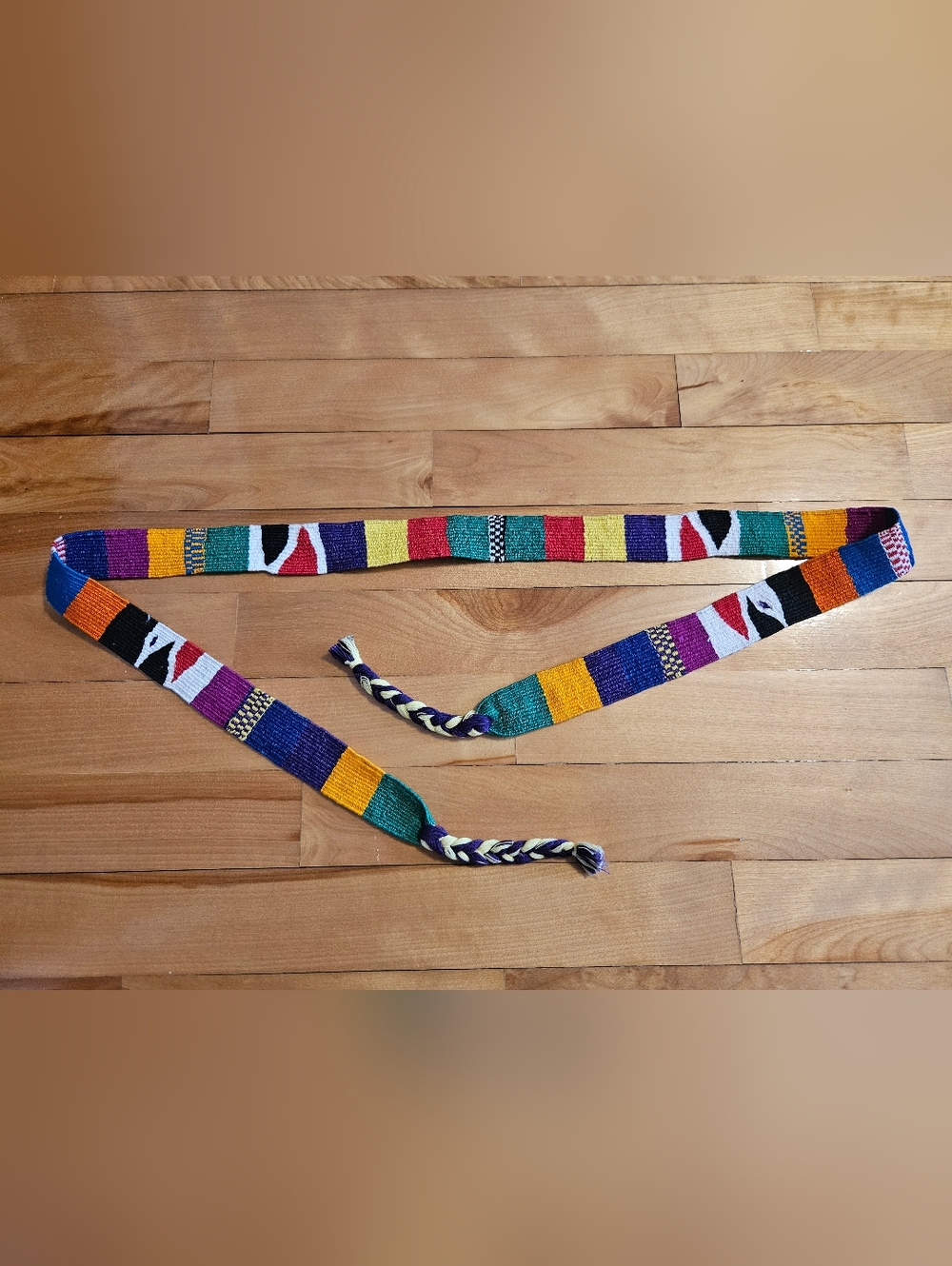 Tie-Up Belt 54" (4.5 Feet) Long Multicoloured